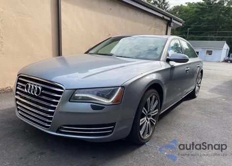 2011 Audi A8 L 4.2 из США, поврежденный, VIN WAURVAFD7BN018734